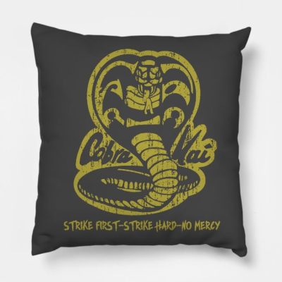 Vintage Retro 80S Karate Kid Cobra Kai Throw Pillow Official Cobra Kai Merch