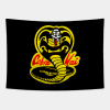 Cobra Kai Strike First Strike Hard Tapestry Official Cobra Kai Merch