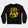 Cobra Kai Strike First Strike Hard Crewneck Sweatshirt Official Cobra Kai Merch