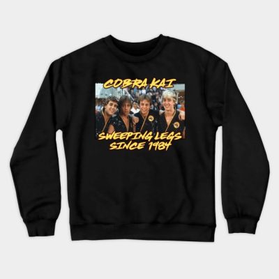 Cobra Kai Vintage Team 1984 Crewneck Sweatshirt Official Cobra Kai Merch