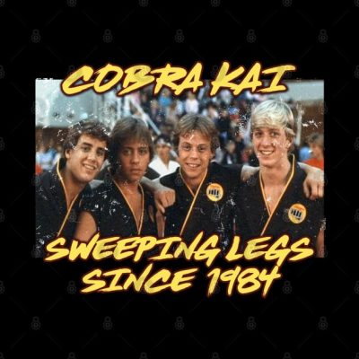 Cobra Kai Vintage Team 1984 Tapestry Official Cobra Kai Merch