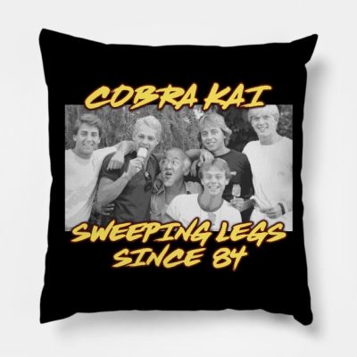 Cobra Kai Vintage Team Miyagi 84 Throw Pillow Official Cobra Kai Merch