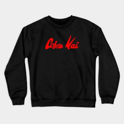 Cobra Kai Red Crewneck Sweatshirt Official Cobra Kai Merch