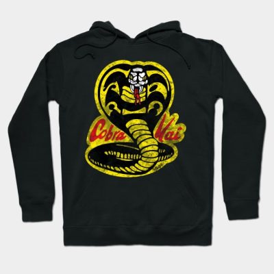 Cobra Kai Vintage Hoodie Official Cobra Kai Merch