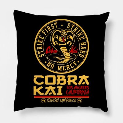 Cobra Kai Throw Pillow Official Cobra Kai Merch