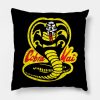 Cobra Kai Uniform Front And Back Throw Pillow Official Cobra Kai Merch