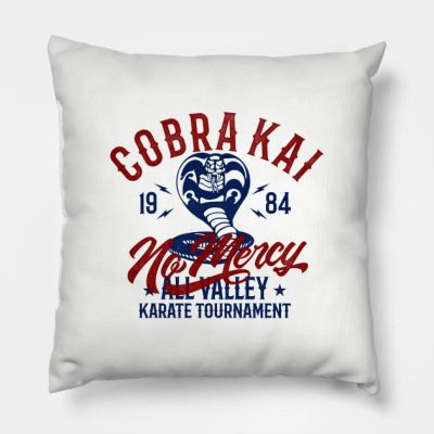 Cobra Karate Tournament Throw Pillow Official Cobra Kai Merch