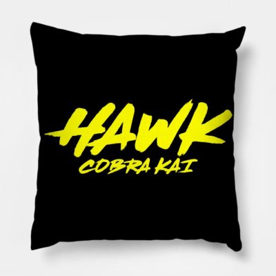 Cobra Kai Hawk Throw Pillow Official Cobra Kai Merch