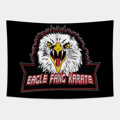 Cobra Kai Eagle Fang Karate Vintage Style Tapestry Official Cobra Kai Merch