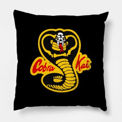 Cobra Kai Throw Pillow Official Cobra Kai Merch