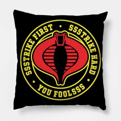 Cobra Kai Mander Throw Pillow Official Cobra Kai Merch