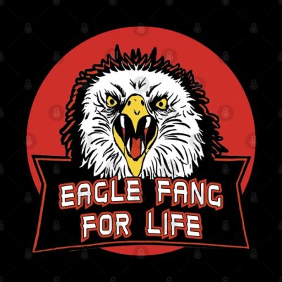 Cobra Kai Eagle Fang For Life Tapestry Official Cobra Kai Merch