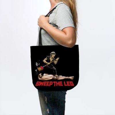 Cobra Kai Says Sweep The Leg Tote Official Cobra Kai Merch