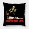 Cobra Kai Says Sweep The Leg Throw Pillow Official Cobra Kai Merch