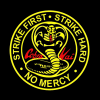 Cobra Kai Strike First Strike Hard No Mercy Tote Official Cobra Kai Merch