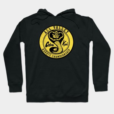 Cobra Kai All Valley Karate Championship Vintage L Hoodie Official Cobra Kai Merch