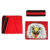 Cobra Kai Costume Men Red Color Karate Training Uniform with Belt Halloween Cosplay Outfits Adult Size 5 - Cobra Kai Merch