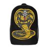 Cobra Kai Crack Backpack Teen Film Large Backpacks Polyester Leisure School Bags Hiking Designer Rucksack - Cobra Kai Merch