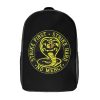 Cobra Kai Crack Backpack Teen Film Large Backpacks Polyester Leisure School Bags Hiking Designer Rucksack 3 - Cobra Kai Merch