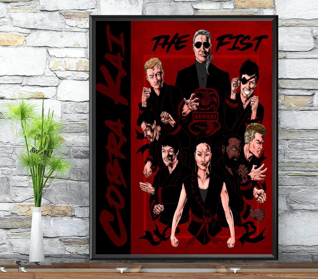 Cobra Kai Printed Poster Wall Art Cobra Kai Season 5 Poster Poster Poster 2Fizq - Cobra Kai Merch