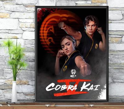 Cobra Kai Season 5 Poster Vintage Wall Art Decor Poster Poster 7nRez - Cobra Kai Merch