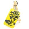 Cobra Kai Snake Snake Double sided transparent animation cartoon key chain creative phone peripheral ring pendant - Cobra Kai Merch