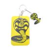 Cobra Kai Snake Snake Double sided transparent animation cartoon key chain creative phone peripheral ring pendant 4 - Cobra Kai Merch