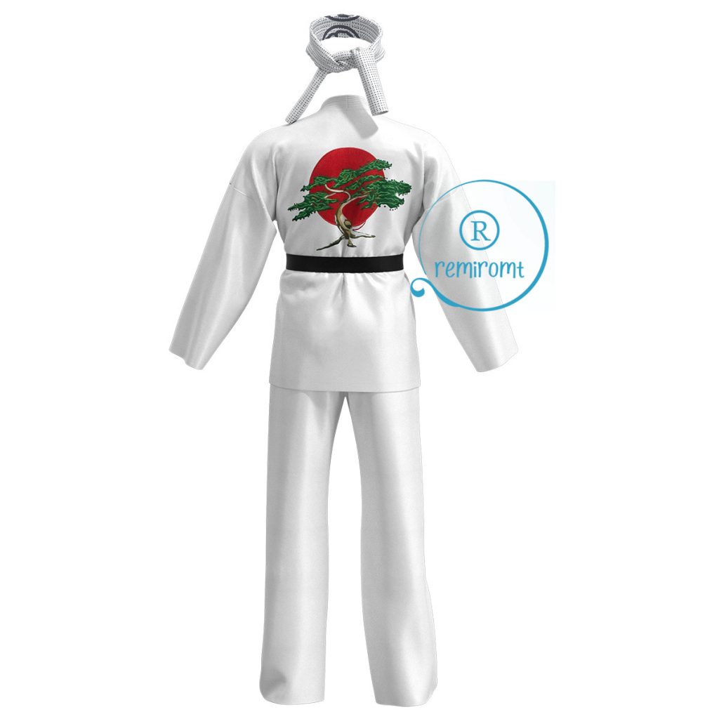 Cobra Kai The Karate Kid John Lawrence Black Suit Daniel LaRusso White Uniform Anime Cosplay Costume 3 - Cobra Kai Merch