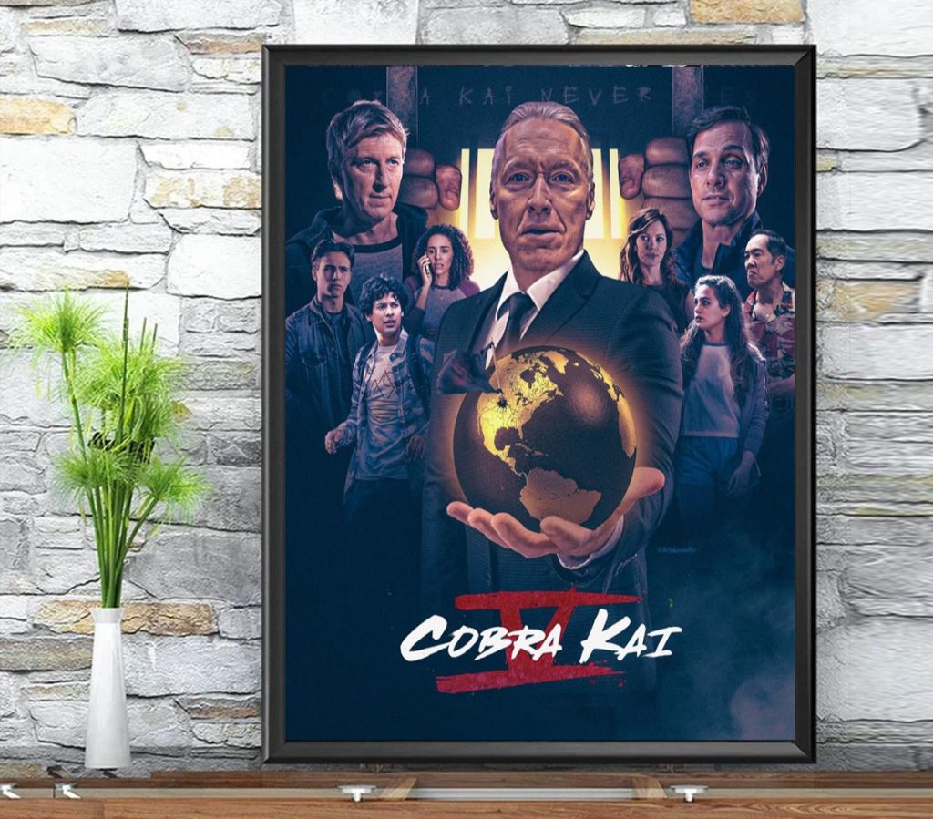 Cobra2BKai2BSeason2B52BPoster2BCobra2BKai2BSaga2BKicking2BMovie2BPoster 2y8Pa - Cobra Kai Merch