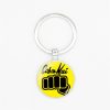 Karate Kid Movie Keychain Cobra Kai Art Photo Glass Cabochon Keyring Car Bag Pendant Keychain Men 1 - Cobra Kai Merch