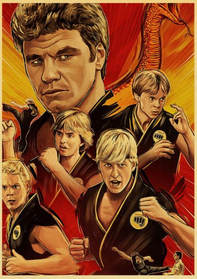 Wall Art Anime FCobra Kai Poster 5D DIY Diamond Painting Rhinestone Pictures Full Round Diamond Embroidery 13 - Cobra Kai Merch