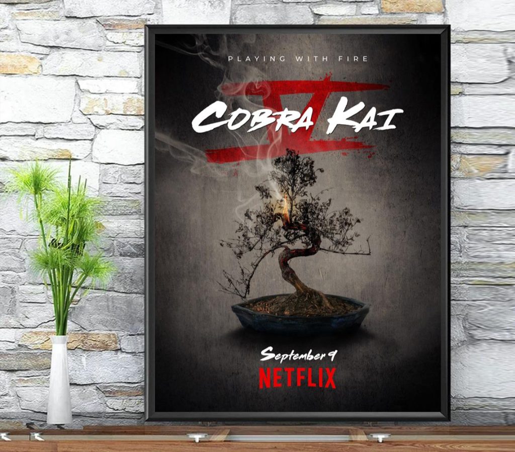 Wall Art Cobra Kai Season 5 Poster Playing With Fire Movie Poster Poster Poster 0CY5A - Cobra Kai Merch