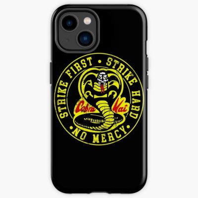 Vintage Looking Cobra Kai - Hd Graphic - Professionally Designed Iphone Case Official Cobra Kai Merch