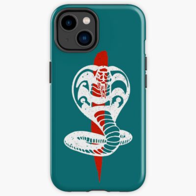 Cobra Kai Logo - Cobra Kai Hawk - Cobra Kai Terry Silver Iphone Case Official Cobra Kai Merch