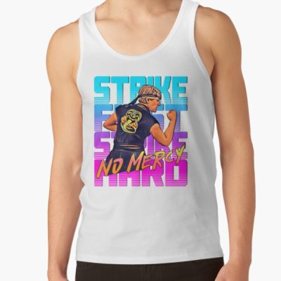 Cobra Kai 2020 - Strike First Strike Hard No Mercy Tank Top Official Cobra Kai Merch