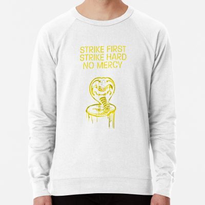 Cobra Kai Logo Strike First Sweatshirt Official Cobra Kai Merch