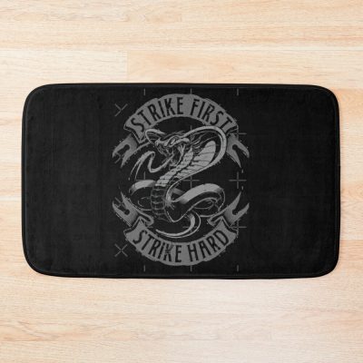 Cobra Kai Classy Design Bath Mat Official Cobra Kai Merch