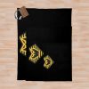 Cobra Kai Vintage Logo Throw Blanket Official Cobra Kai Merch