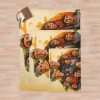 Cobra Kai Fan Art Throw Blanket Official Cobra Kai Merch