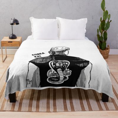 Cobra Kai, Snake, Cobra Throw Blanket Official Cobra Kai Merch