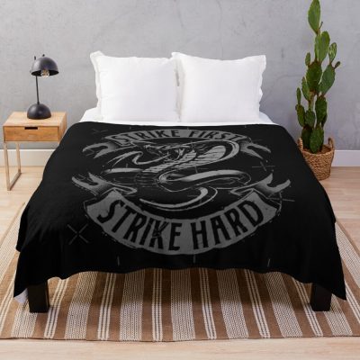 Cobra Kai Classy Design Throw Blanket Official Cobra Kai Merch