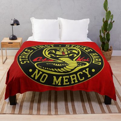 Cobra Kai Karate 4 Throw Blanket Official Cobra Kai Merch