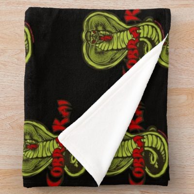 Cobra Kai Throw Blanket Official Cobra Kai Merch