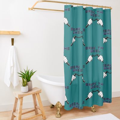 Cobra Kai Nunchuks Shower Curtain Official Cobra Kai Merch