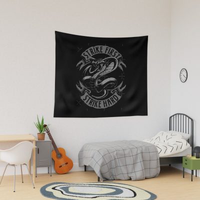 Cobra Kai Classy Design Tapestry Official Cobra Kai Merch