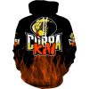 2023 plus 6XL Fun Cobra Kai 3D printed sports suit men s sombrero suit hip hop - Cobra Kai Merch