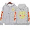 Hot Cobra Kai Print Zipper Coat Hoodie Cool Denji Casual Hip Hop Pullover Top 2 - Cobra Kai Merch