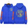 Hot Cobra Kai Print Zipper Coat Hoodie Cool Denji Casual Hip Hop Pullover Top 4 - Cobra Kai Merch