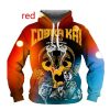 Karate Cobra Kai Hoodie Cosplay Sweatshirt Men Clothing Cool 3D Printed Anime Hoodies Women Harajuku Fashion 2 - Cobra Kai Merch