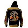 New 2020 COBRA KAI Season 3 Hoodie Men Karate Kid Jacket Cool Black Cosplay Costume Coat 2 - Cobra Kai Merch